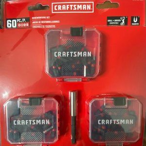 CRAFTSMAN 60 pc 1” (25.4 MM) Magnetic Screwdriving Set